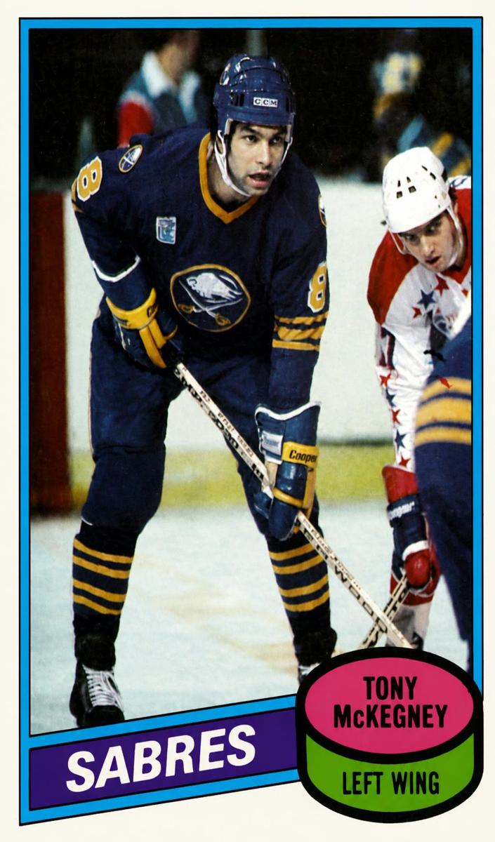 1980 Topps Hockey Tony Mckegney #144