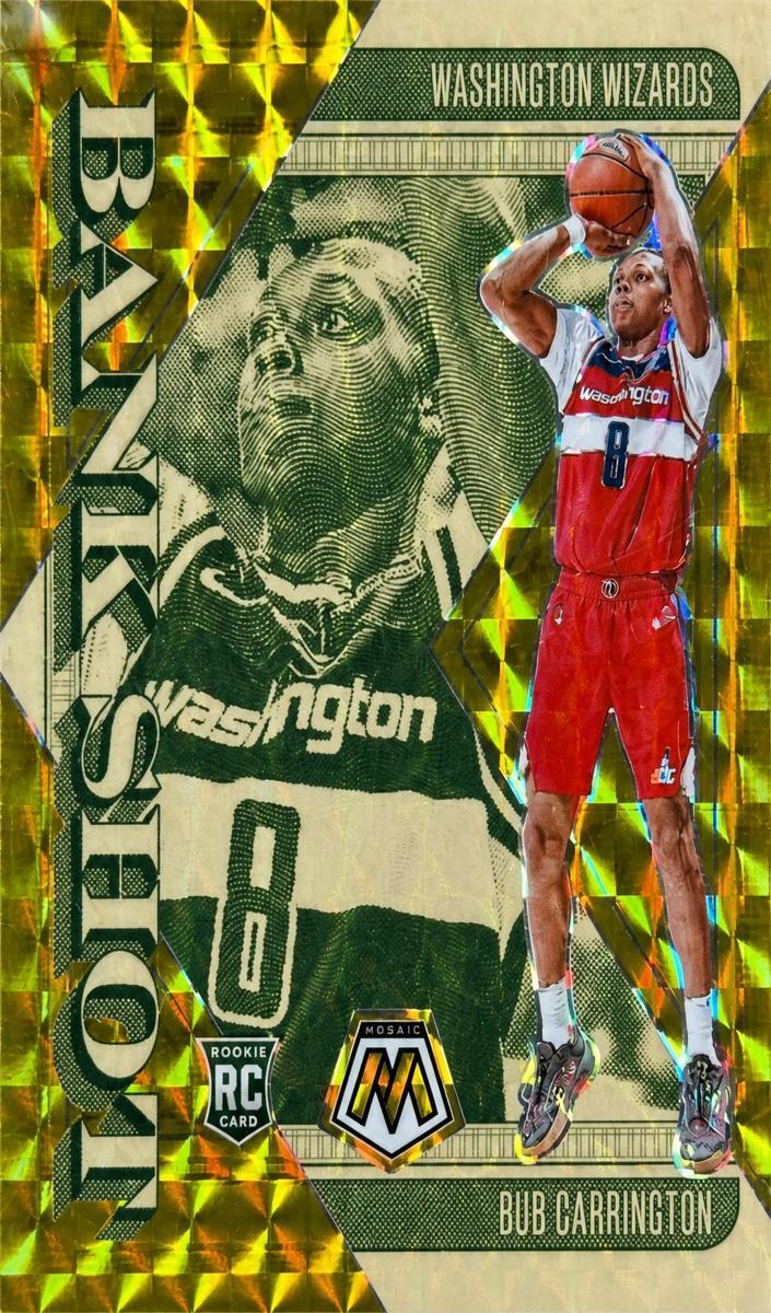 2024 Panini Mosaic Basketball Gold Bub Carrington #12
