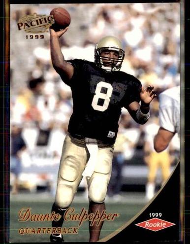 1999 Pacific Football Copper Daunte Culpepper #429