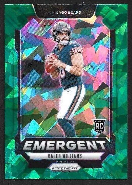 2024 Panini Prizm Football Green Ice Caleb Williams #1