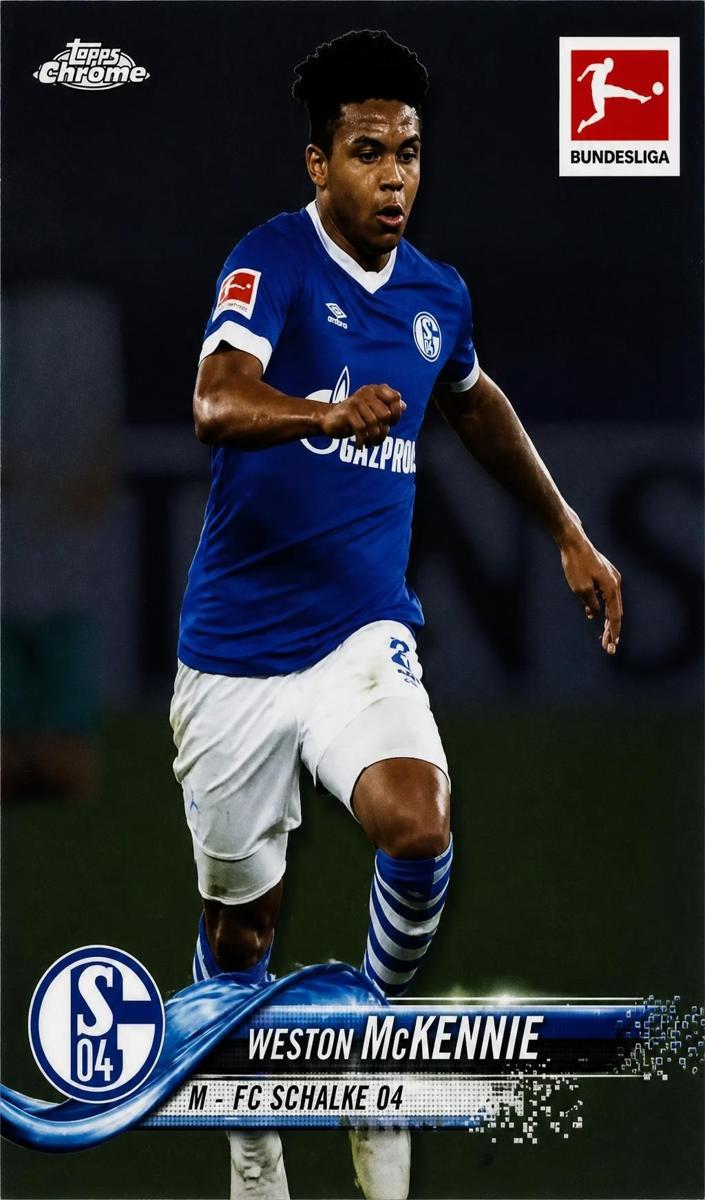 2018 Topps Chrome Bundesliga Soccer Weston McKennie #61 PSA 10