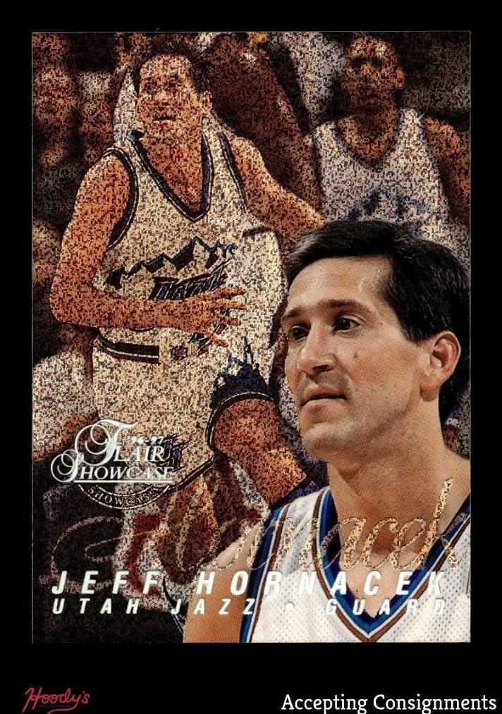 1996 Flair Showcase Basketball Row 0 Jeff Hornacek #58