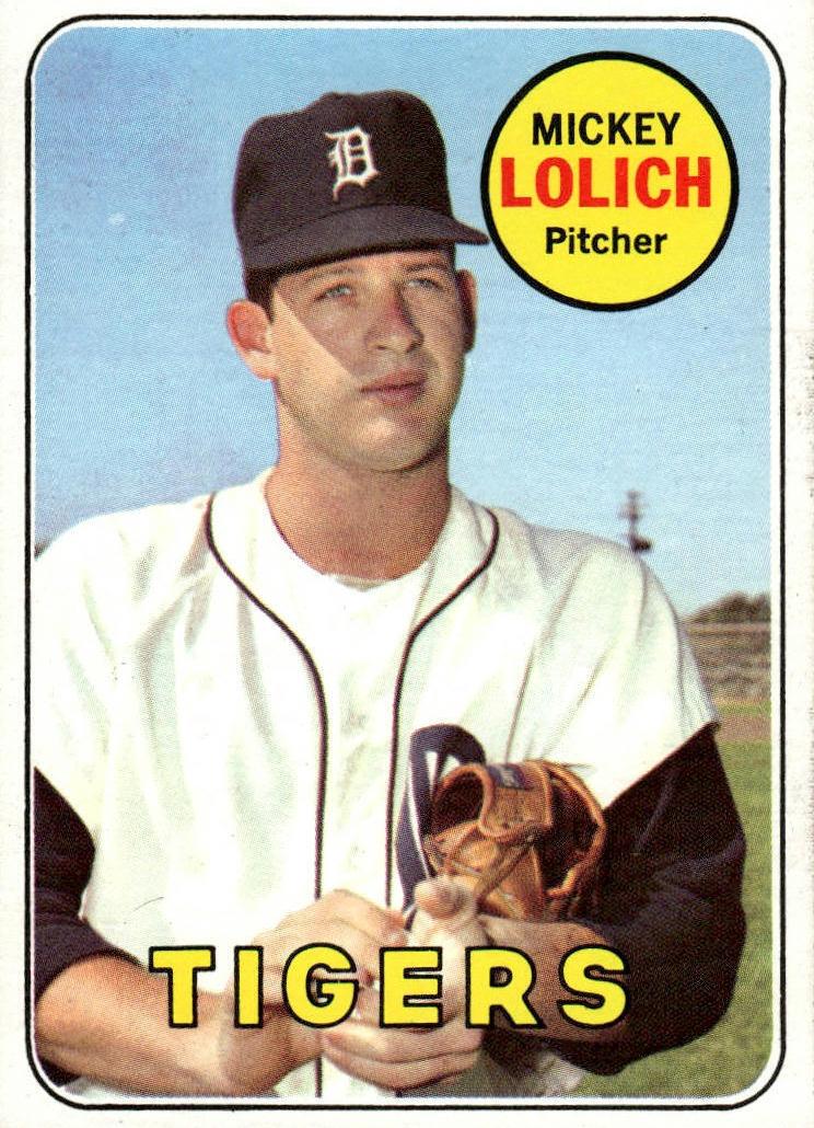 1969 Topps Baseball Mickey Lolich #270 PSA 6