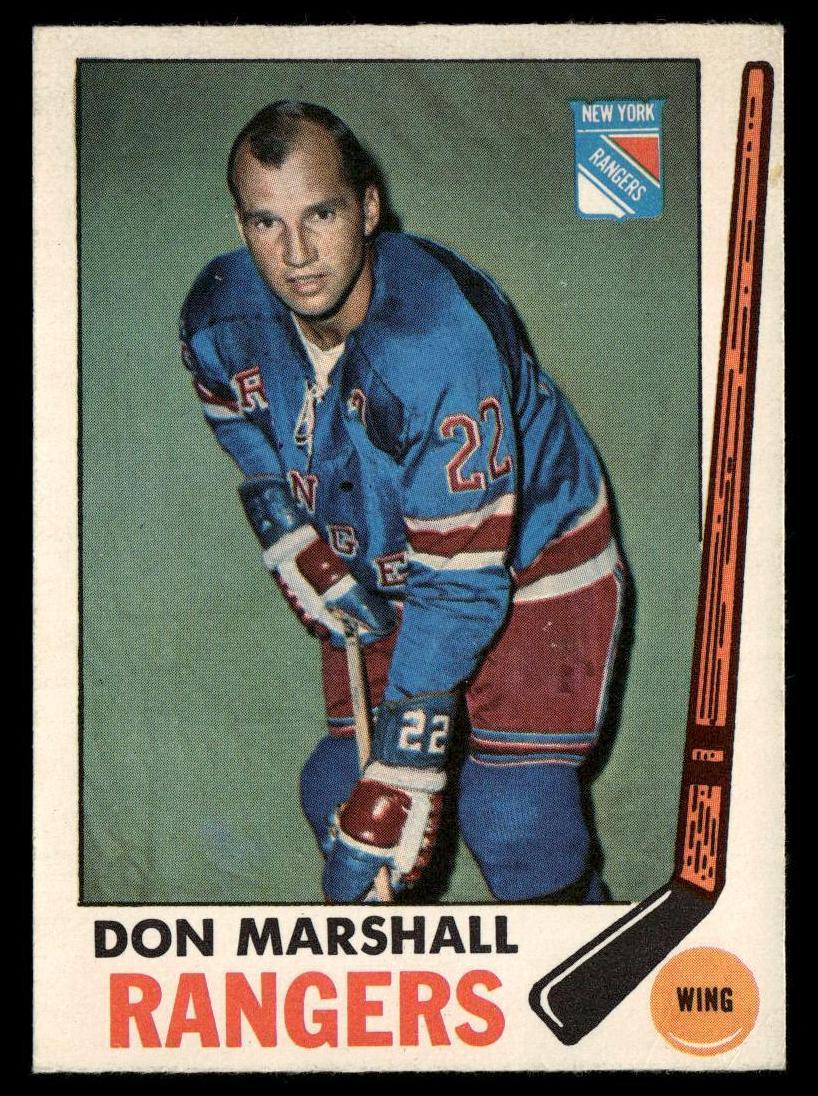 1969 O-Pee-Chee Hockey Don Marshall #39 PSA 9