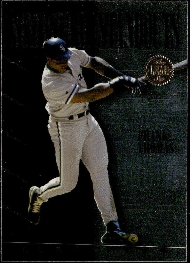 1994 Leaf Baseball Frank Thomas #1 PSA 10