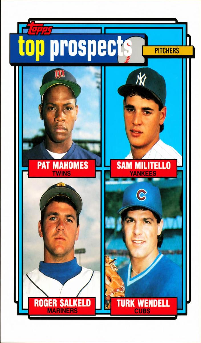 1992 Topps Baseball Pat Mahomes #676 PSA 10