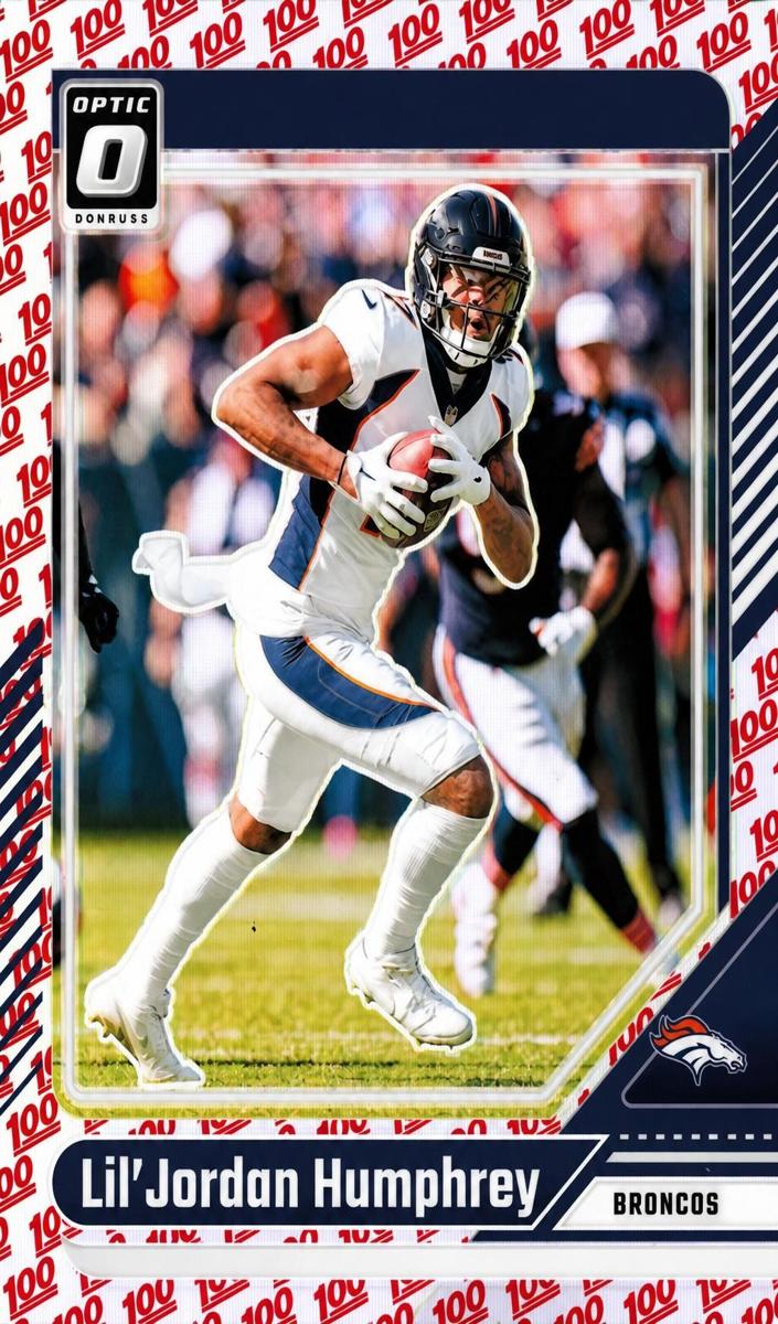 2024 Donruss Optic Football One Hundred Lil'Jordan Humphrey #60