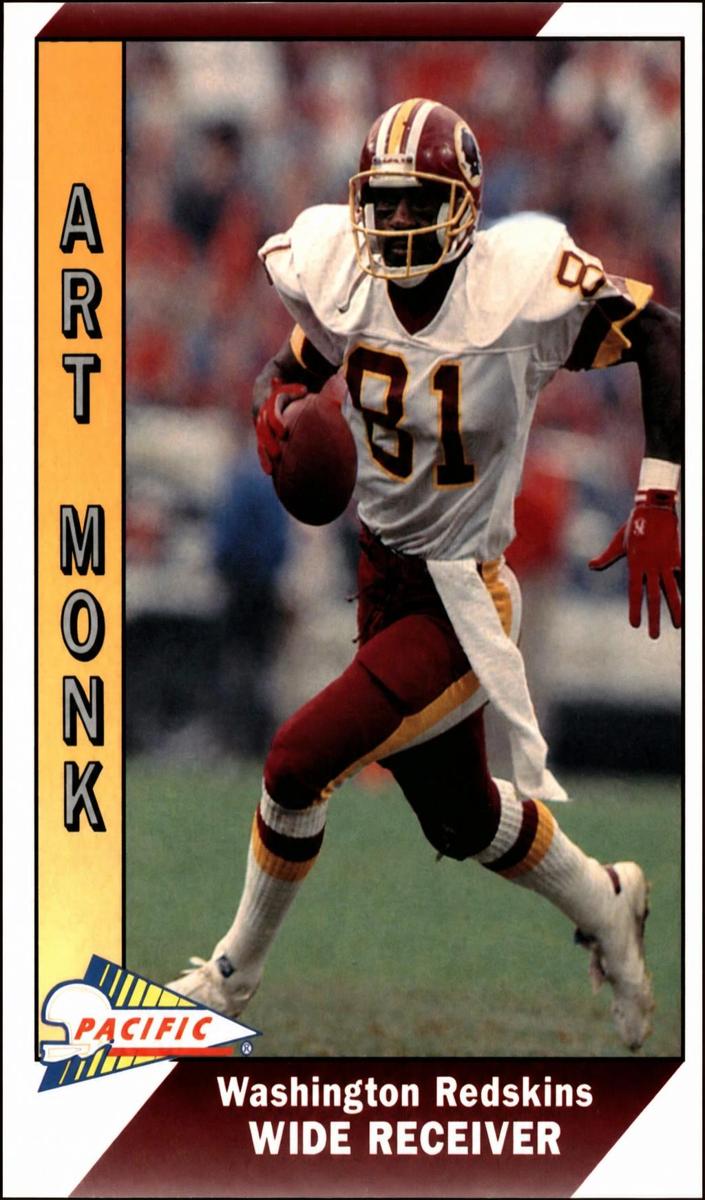 1991 Pacific Football Art Monk #529