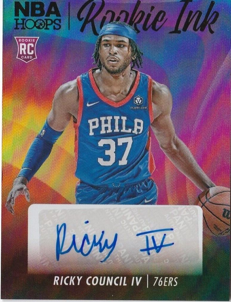 2023 Panini Hoops Basketball Ricky Council IV #RI-RCF
