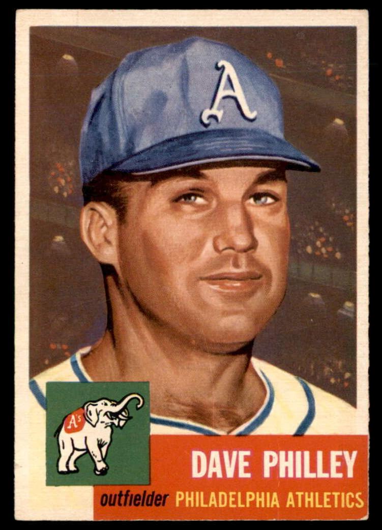 1953 Topps Baseball Dave Philley #64