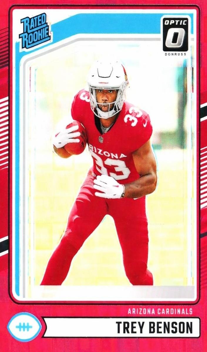 2024 Panini Donruss Football Press Proof Red Trey Benson #326