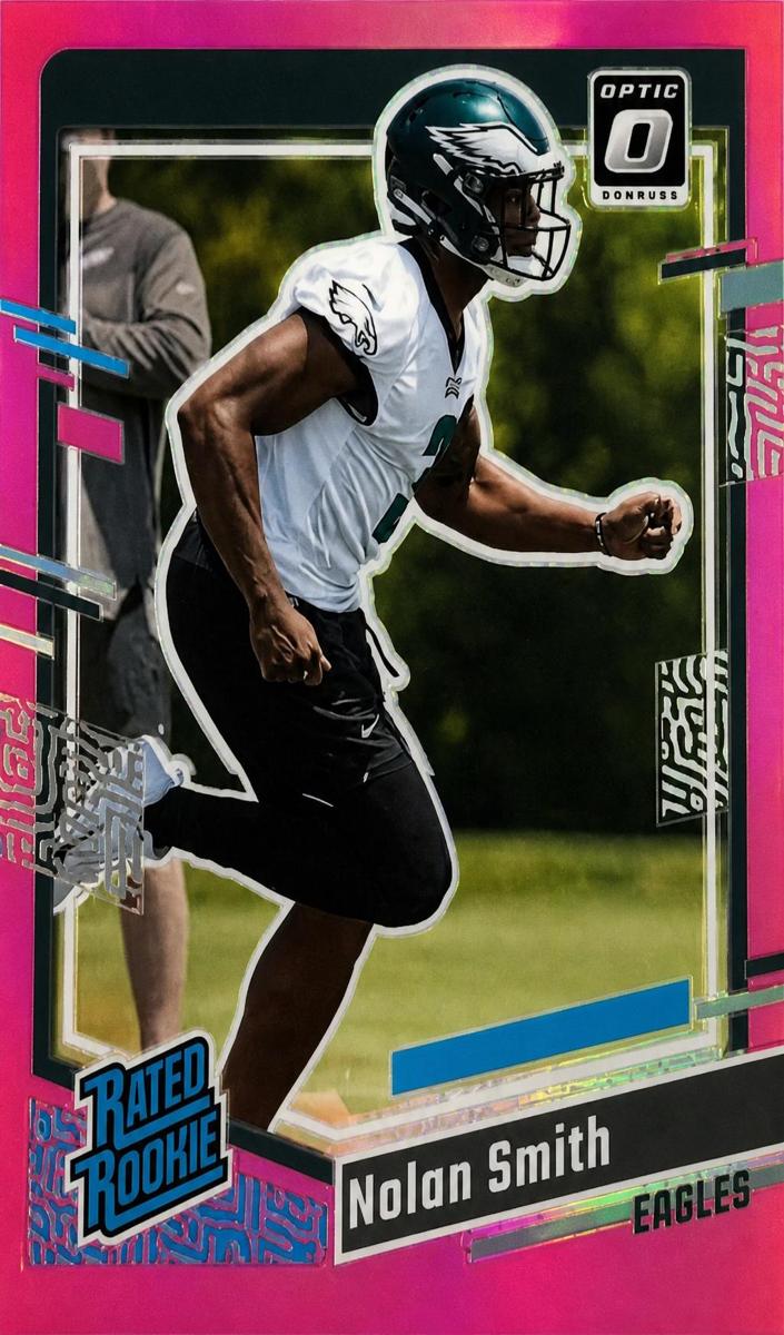 2023 Panini Donruss Football Pink Nolan Smith #382