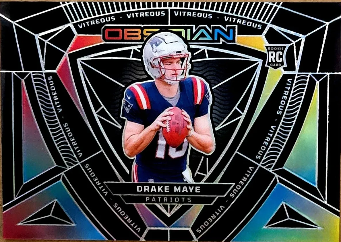 2024 Panini Obsidian Football Drake Maye #3 PSA 9