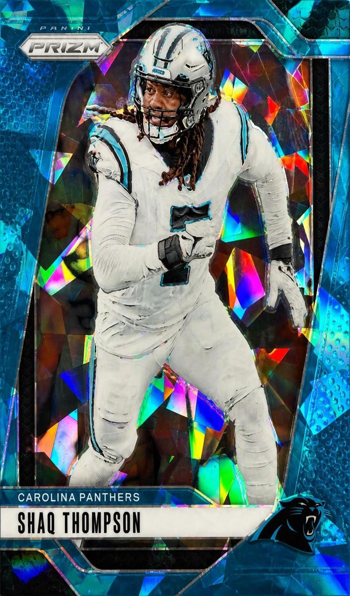2024 Panini Prizm Football Blue Ice Shaq Thompson #41