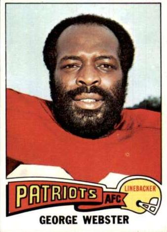 1975 Topps Football George Webster #186