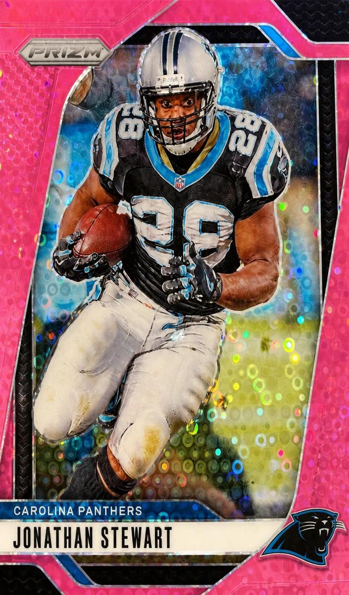 2024 Panini Prizm Football No Huddle Pink Jonathan Stewart #45