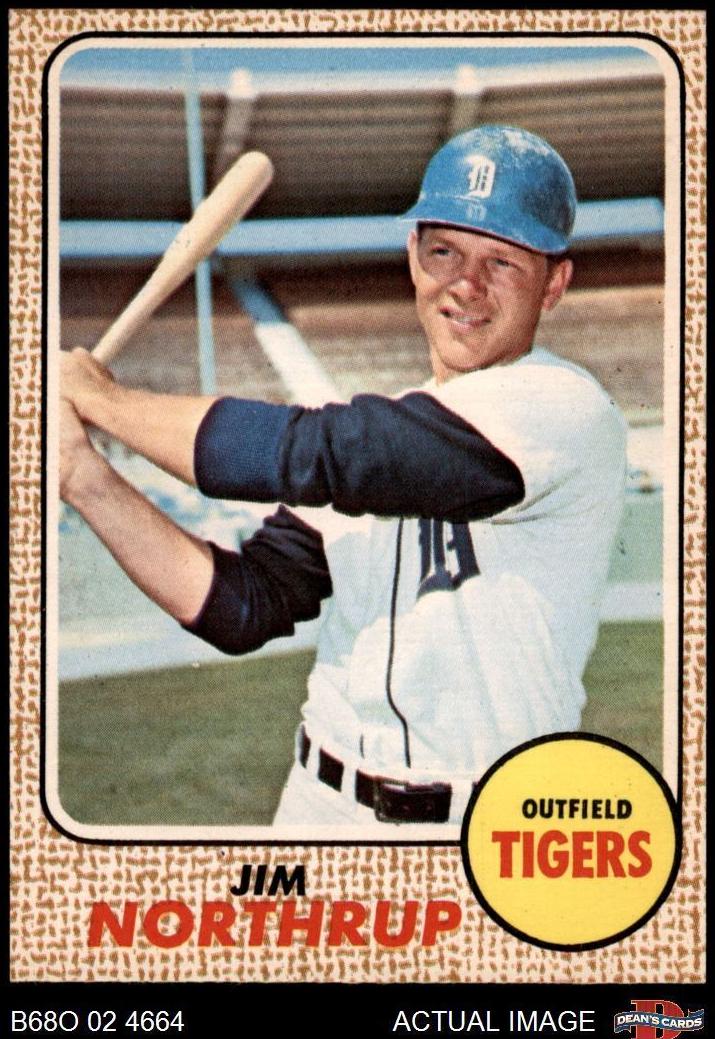 1968 O-Pee-Chee Baseball Jim Northrup #78 PSA 9