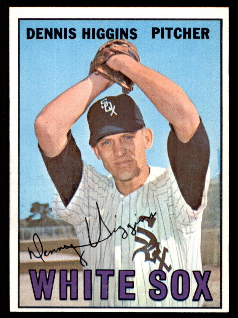 1967 Topps Baseball Dennis Higgins #52