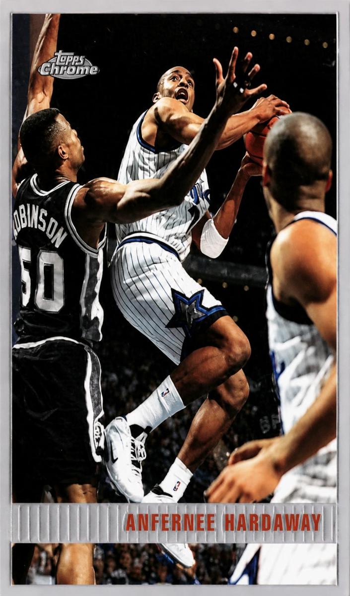 1997 Topps Chrome Basketball Anfernee Hardaway #218