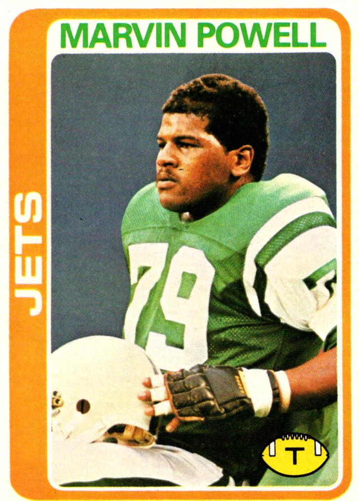 1978 Topps Football Marvin Powell #141 PSA 6