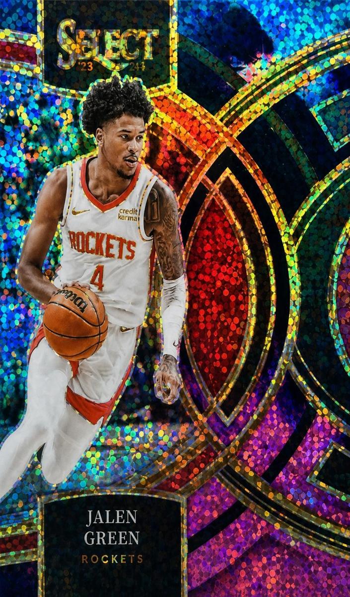 2023 Panini Select Basketball Cosmic Jalen Green #159 PSA 10