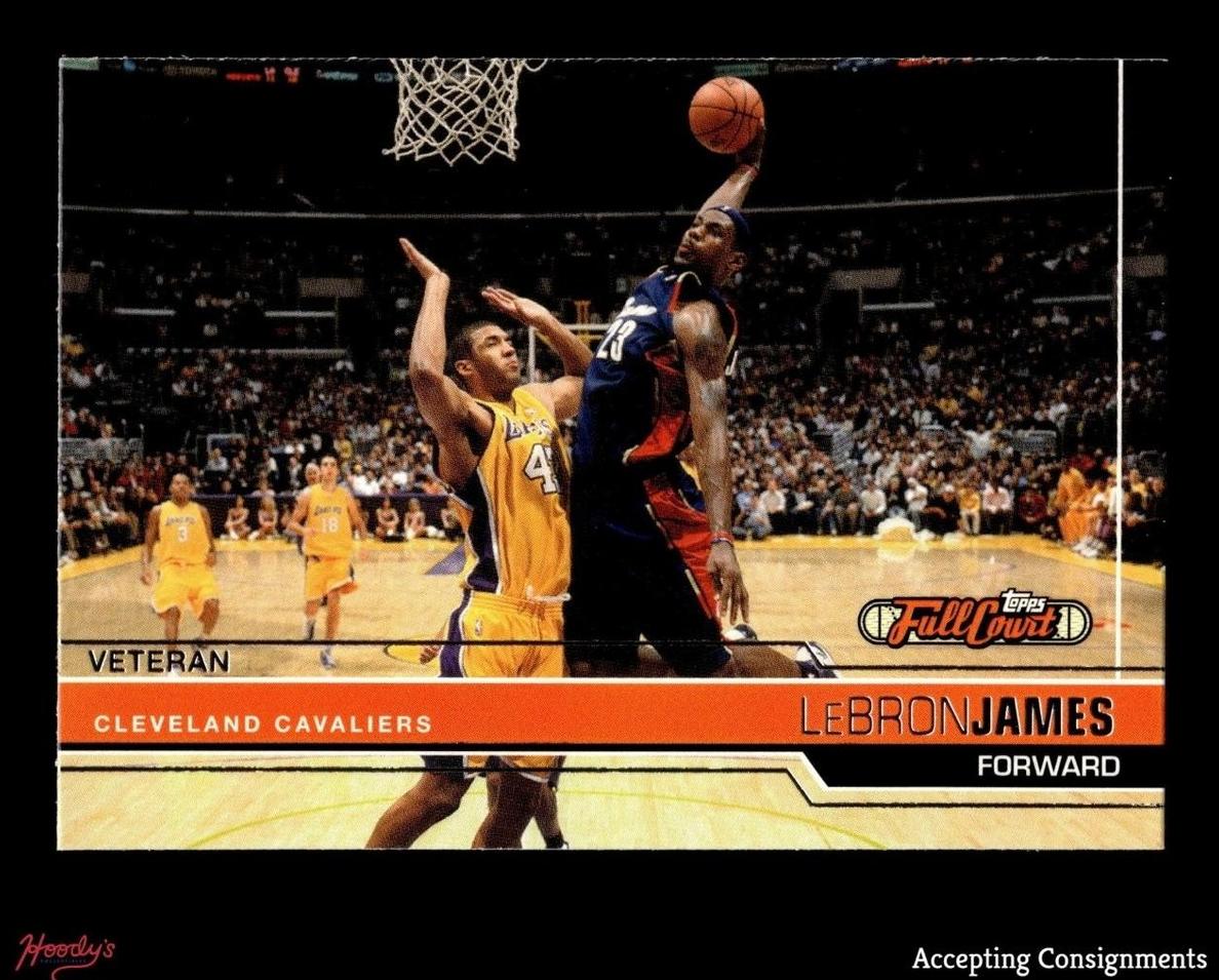 2006 Topps Full Court Basketball LeBron James #57 PSA 9