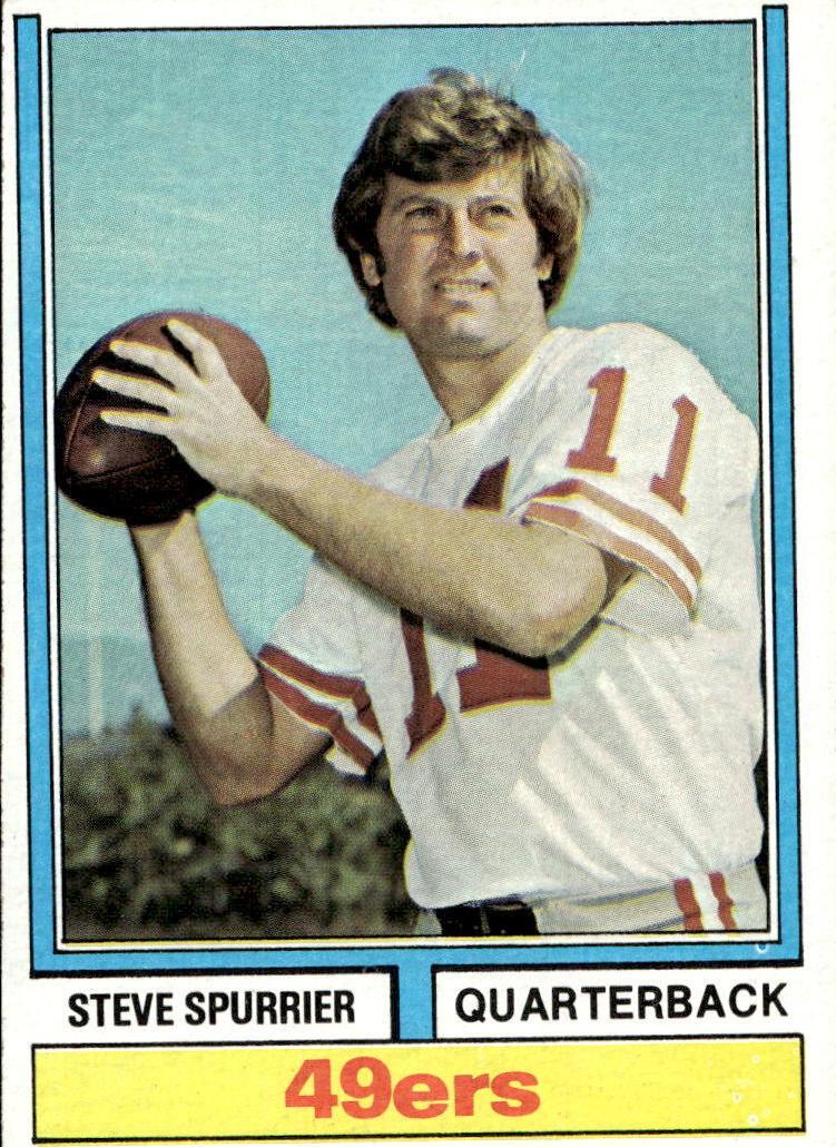 1974 Topps Football Steve Spurrier #215