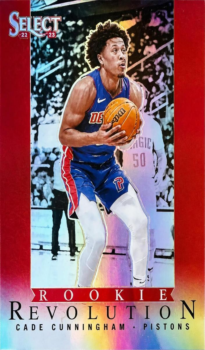 2021 Panini Select Basketball Red Cade Cunningham #25 PSA 10