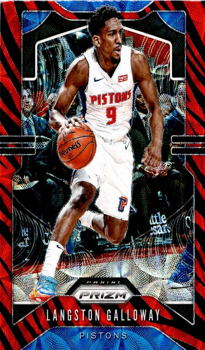 2019 Panini Prizm Basketball Choice Tiger Stripe Langston Galloway #94