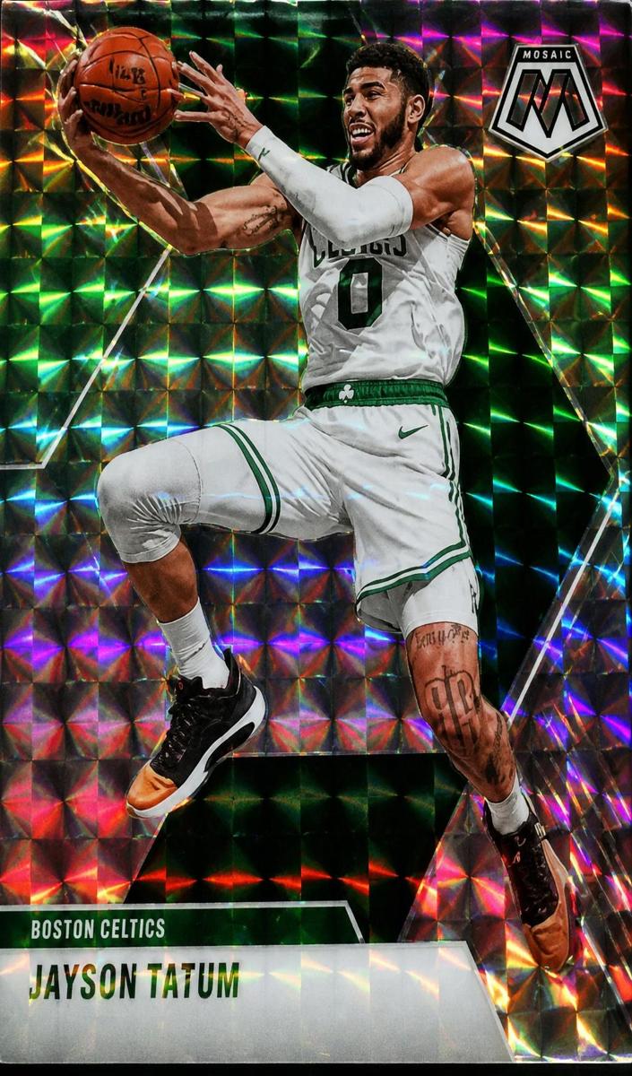 2019 Panini Mosaic Basketball Silver Jayson Tatum #79 PSA 9
