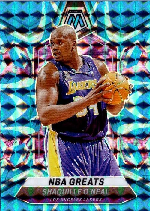 2023 Panini Mosaic Basketball Reactive Blue Shaquille O'Neal #296 SGC 10
