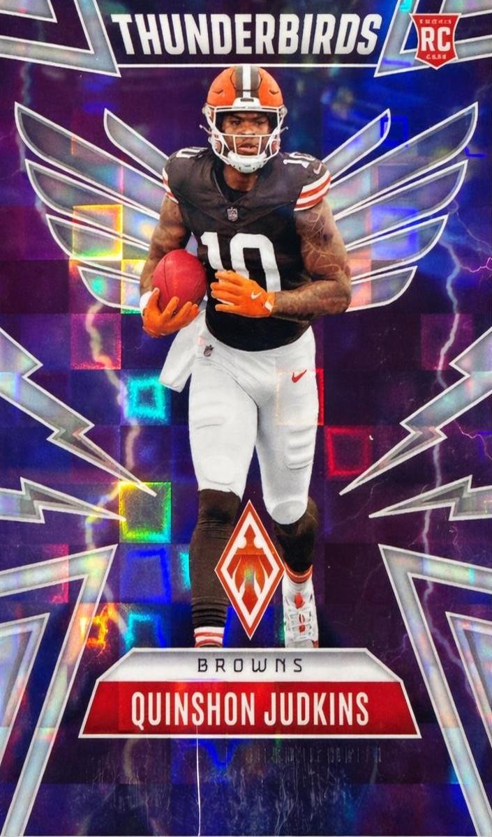 2025 Panini Phoenix Football Silver Pandora Quinshon Judkins #12