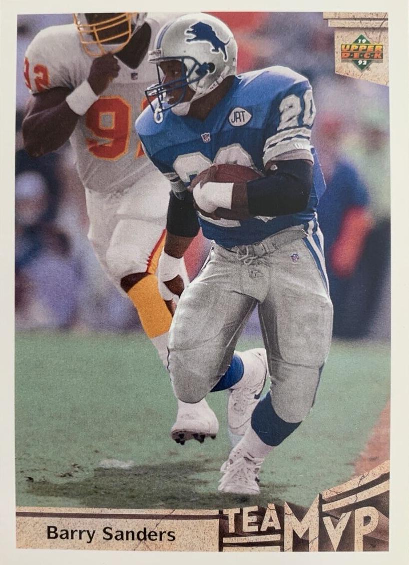 1992 Upper Deck Football Barry Sanders #368