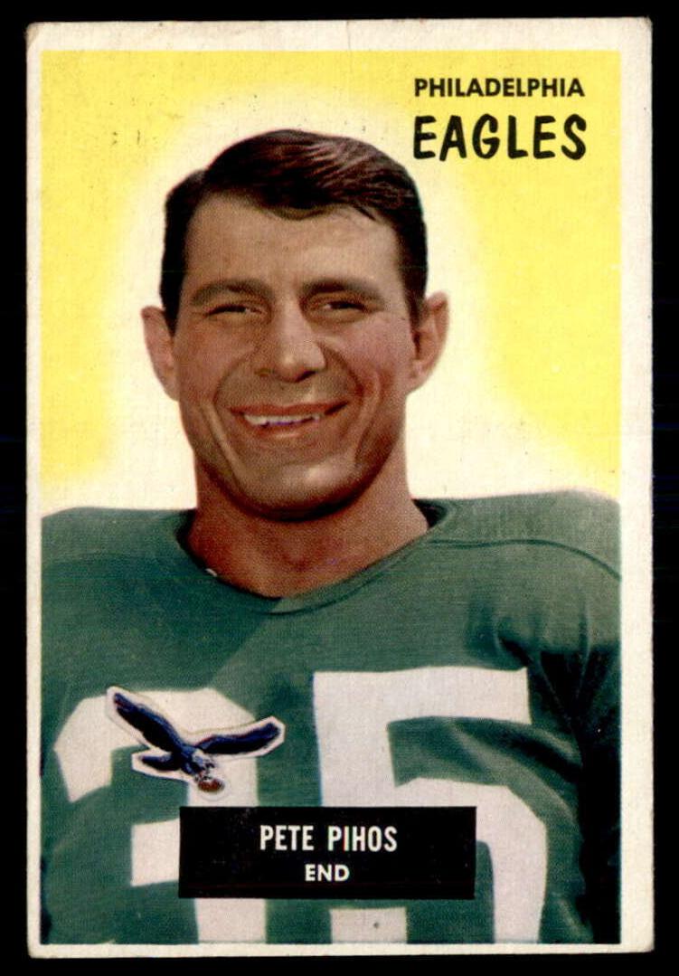 1955 Bowman Football Pete Pihos #10 PSA 6