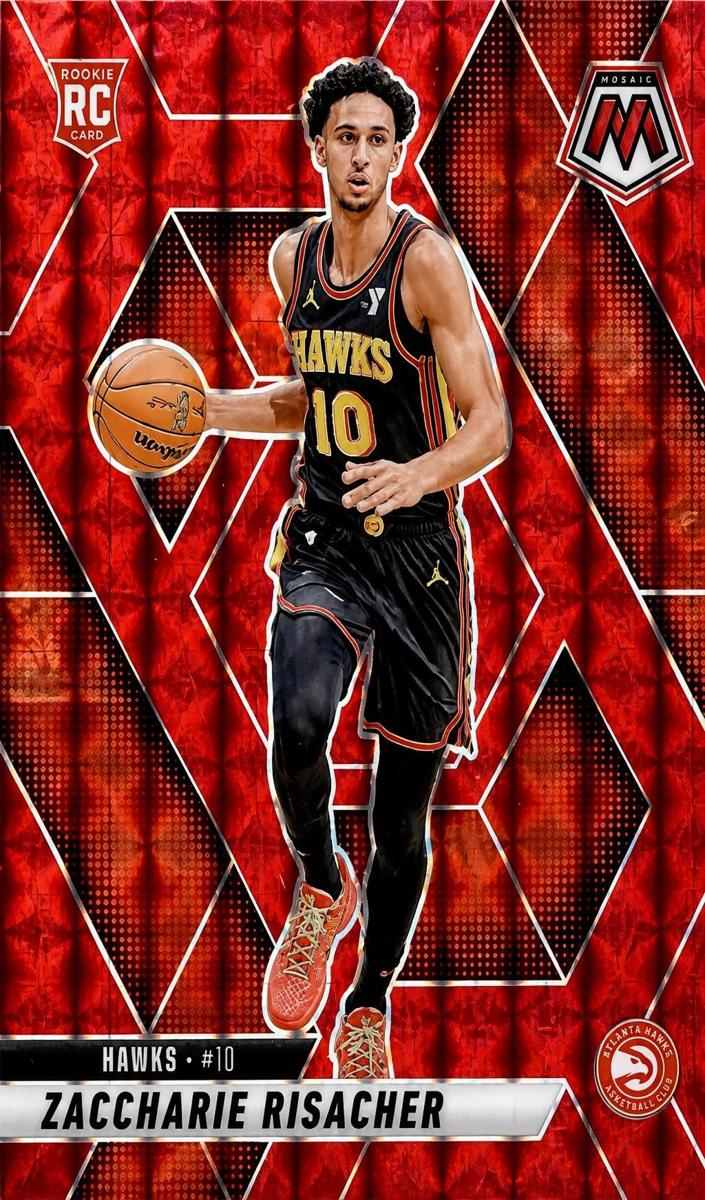 2024 Panini Mosaic Basketball Red Zaccharie Risacher #213