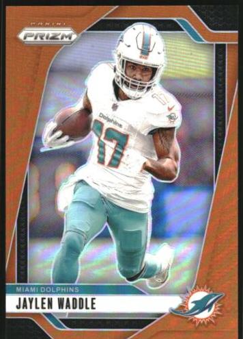 2024 Panini Prizm Football Orange Jaylen Waddle #178 SGC 9