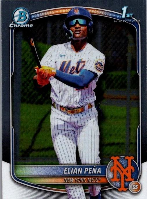 2025 Bowman Chrome Prospects Baseball Elian Pena #BCP-155