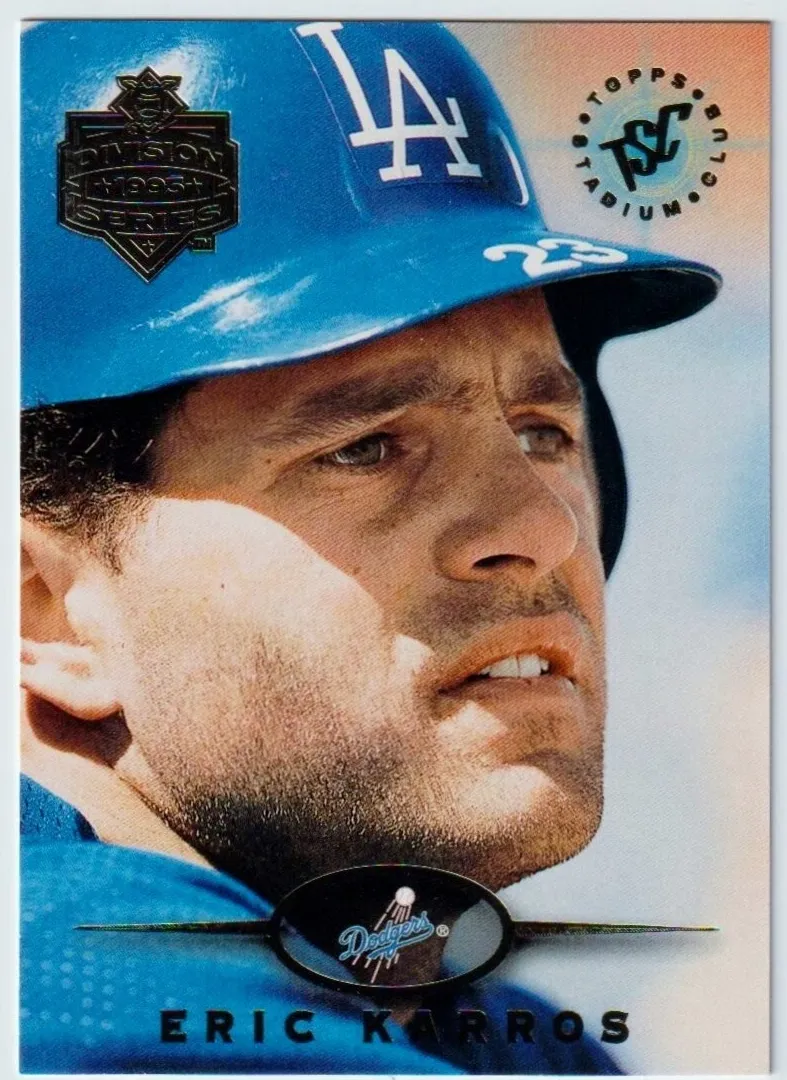 1995 Topps Stadium Club Baseball Eric Karros #278