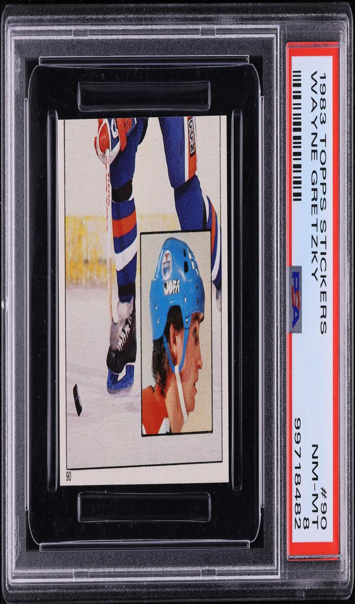 1983 Topps Stickers Hockey Wayne Gretzky #90 PSA 7.5