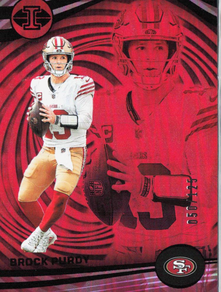 2023 Panini Illusions Football Trophy Collection Ruby Brock Purdy #89 CGC 9