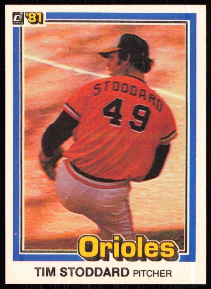 1981 Donruss Baseball Tim Stoddard #475