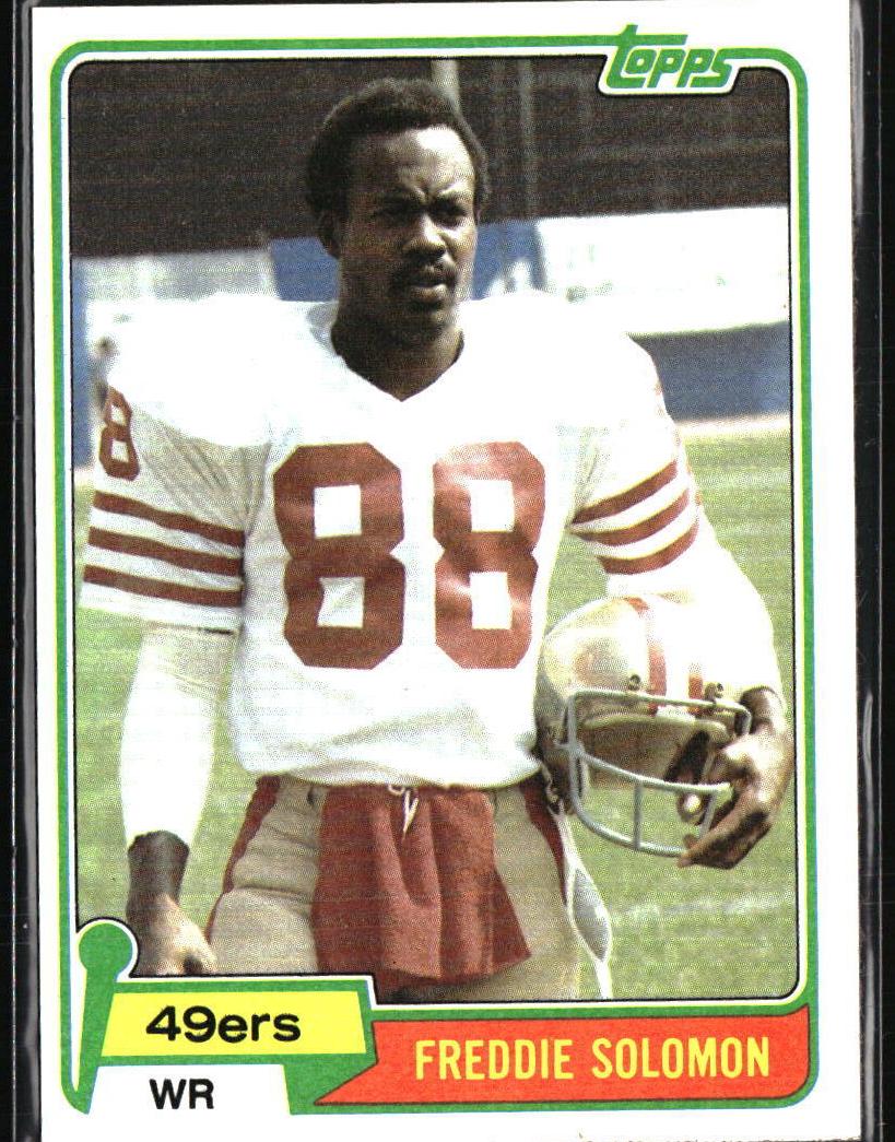 1981 Topps Football Freddie Solomon #148