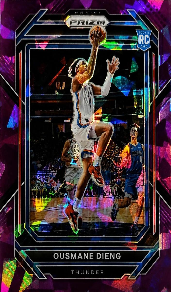2022 Panini Prizm Basketball Purple Ice Ousmane Dieng #224 PSA 9