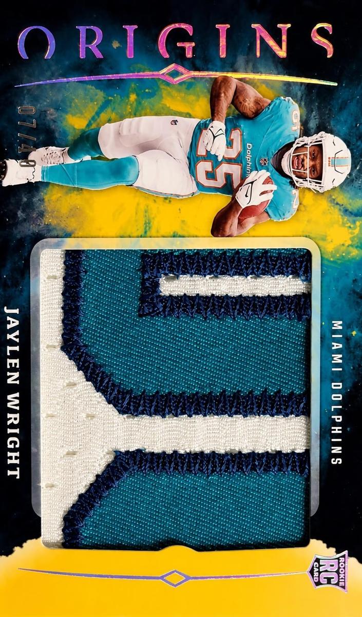 2024 Panini Origins Football Gold Jaylen Wright #RJJ-JWR