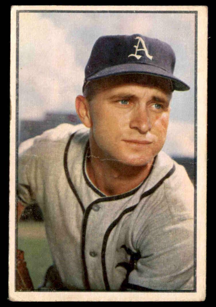 1953 Bowman Color Baseball Bobby Shantz #11 PSA 6.5