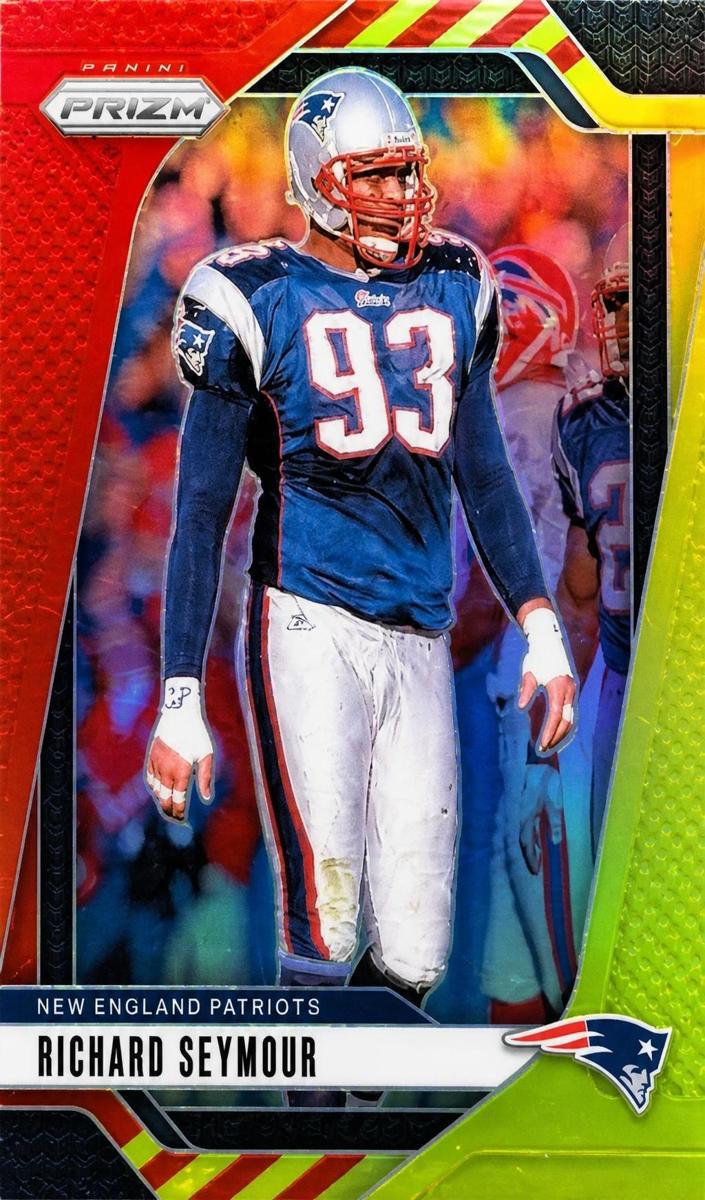 2024 Panini Prizm Football Red and Yellow Richard Seymour #202