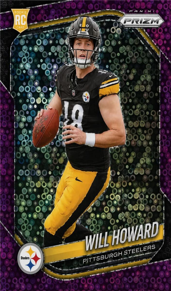 2025 Panini Prizm Football No Huddle Purple Will Howard #367