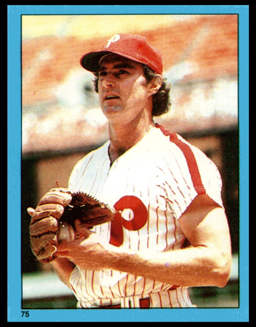 1982 Topps Stickers Baseball Steve Carlton #75 PSA 8.5