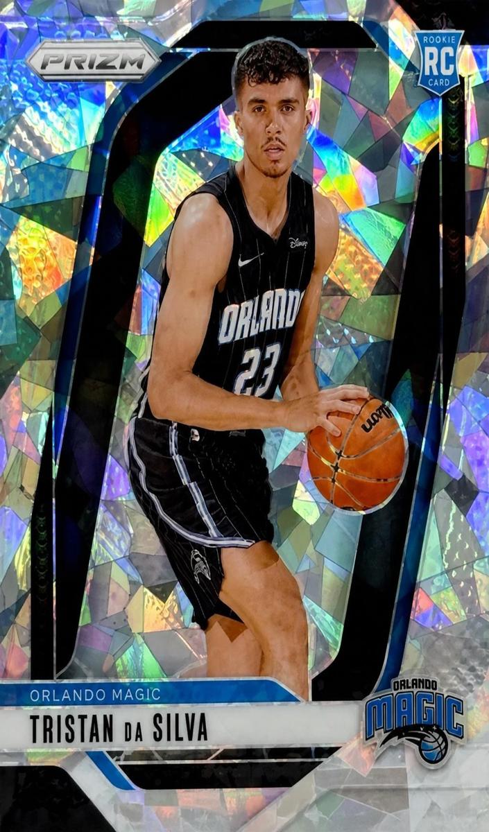 2024 Panini Prizm Basketball Ice Tristan da Silva #256 PSA 9