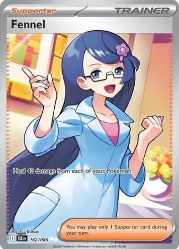 2025 Pokemon Scarlet & Violet Black Bolt Fennel #162